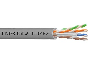 PowerMAX500 4P Cat.6 U/UTP 23AWG PVC Cable - Gray 
